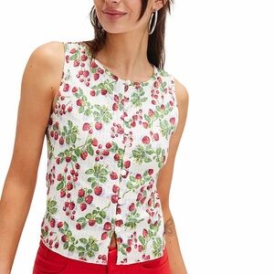 Free People Tilly Print Vest